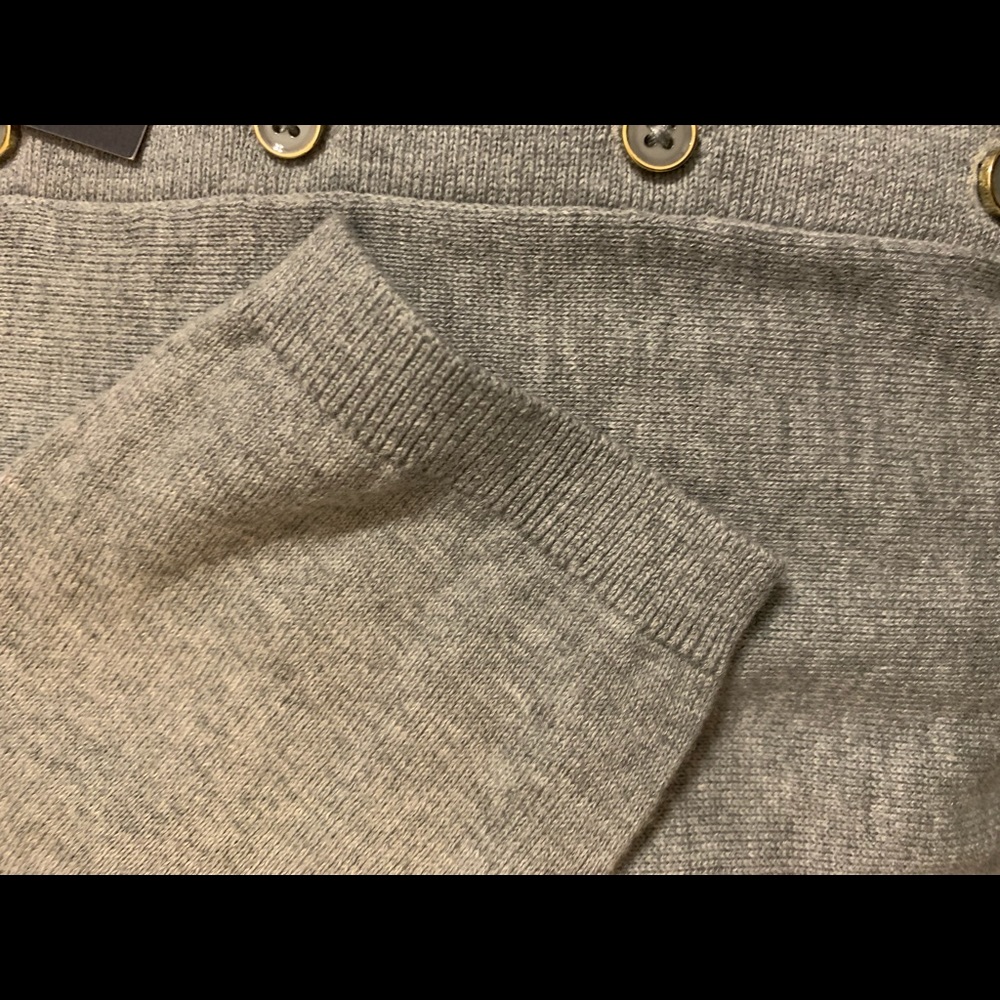 🆕 Tommy Hilfiger ❤️ Heather Grey Cardigan 💙 - Picture 3 of 8